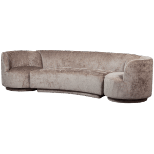 BePureHome Čtyřmístná pohovka COMBI POPULAR taupe 290 cm