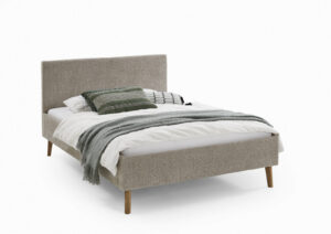 MEISE MÖBEL Čalouněná postel KRETA 140x200cm taupe