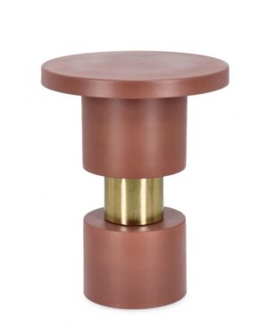 BIZZOTTO Designový odkládací stolek MITUL hnědý