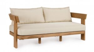 BIZZOTTO Dvoumístná zahradní pohovka EVORA