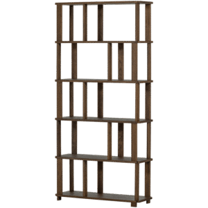 WOOOD Knihovna RISS hnědá 186x90 cm