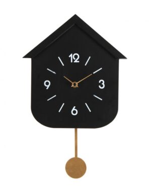 BIZZOTTO Nástěnné hodiny HOME černé 37cm