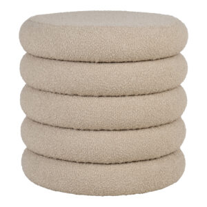 House Nordic Béžový pouf BROOKLYN s úložným prostorem
