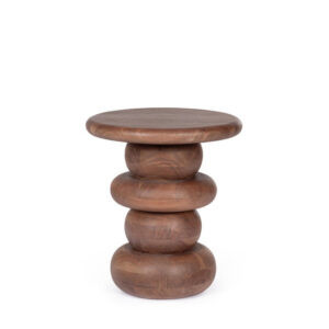 BIZZOTTO Odkládací stolek LOPEZ 40 cm hnědý