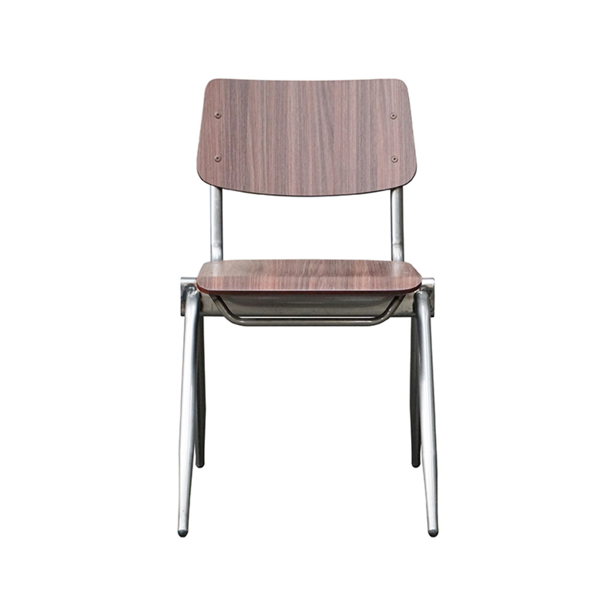 LABEL51 Jídelní židle SOLID tmavě hnědá