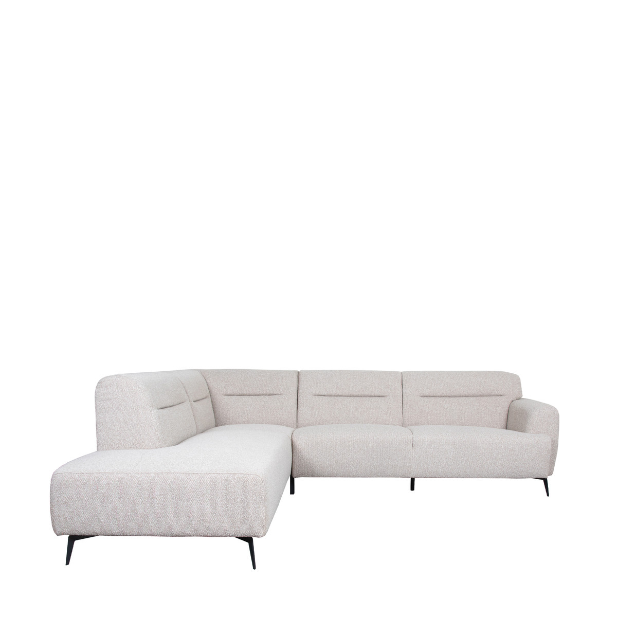 LABEL51 Pohovka do tvaru L BOLZANO světlá 270cm levá