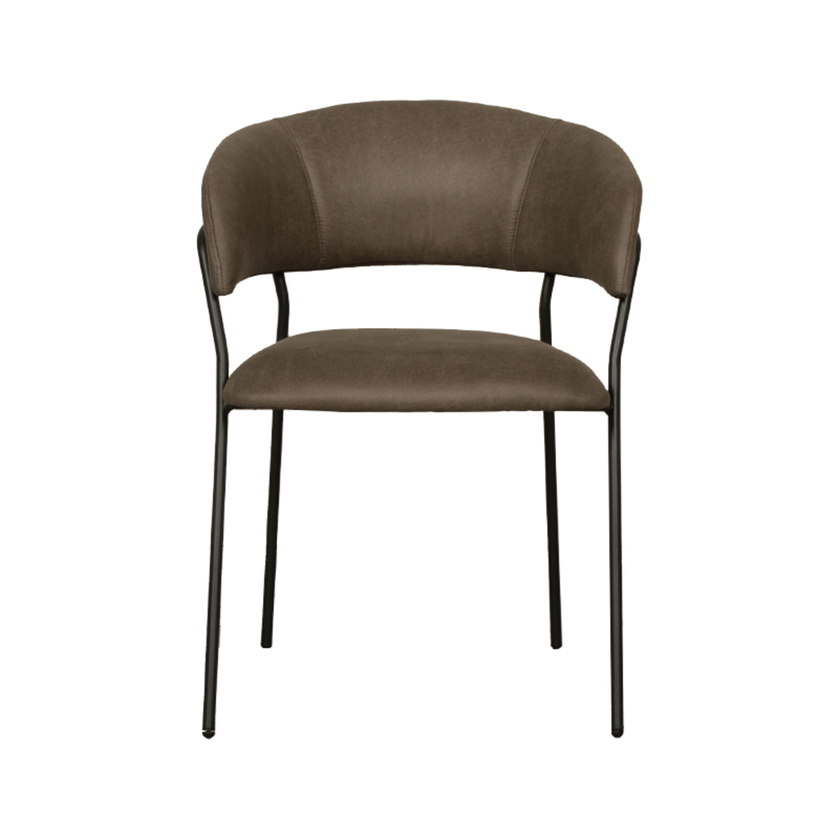 LABEL51 Jídelní židle LUUK hnědá