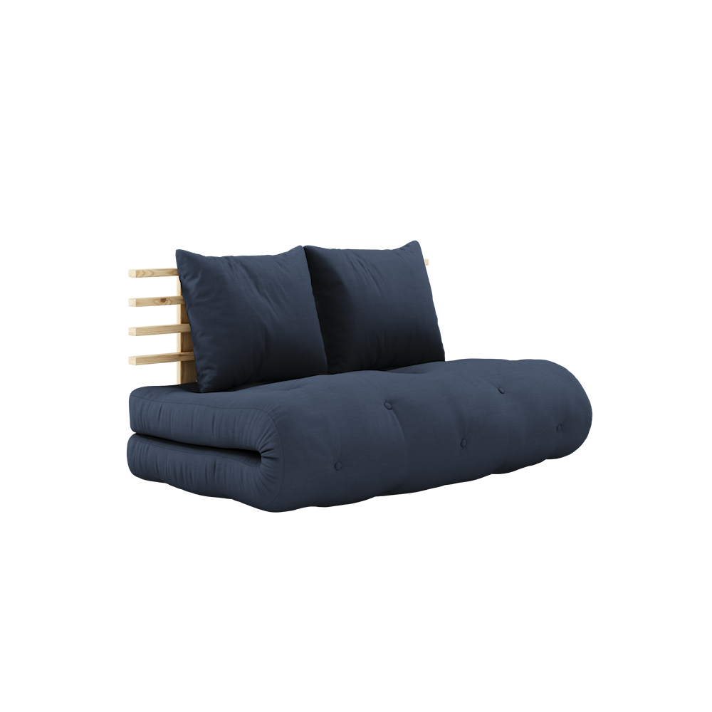 KARUP DESIGN Rozkládací pohovka SHIN tmavě modrá 140 cm