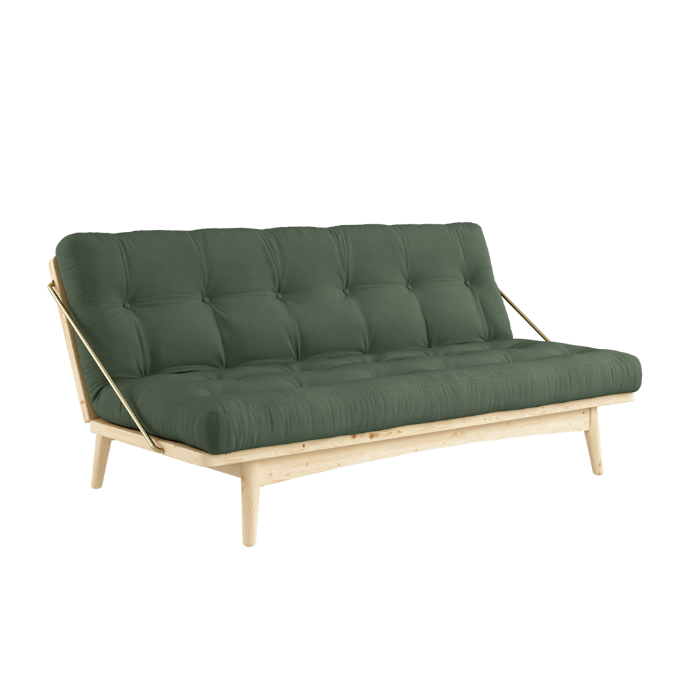KARUP DESIGN Rozkládací pohovka FOLK olivová 196 cm