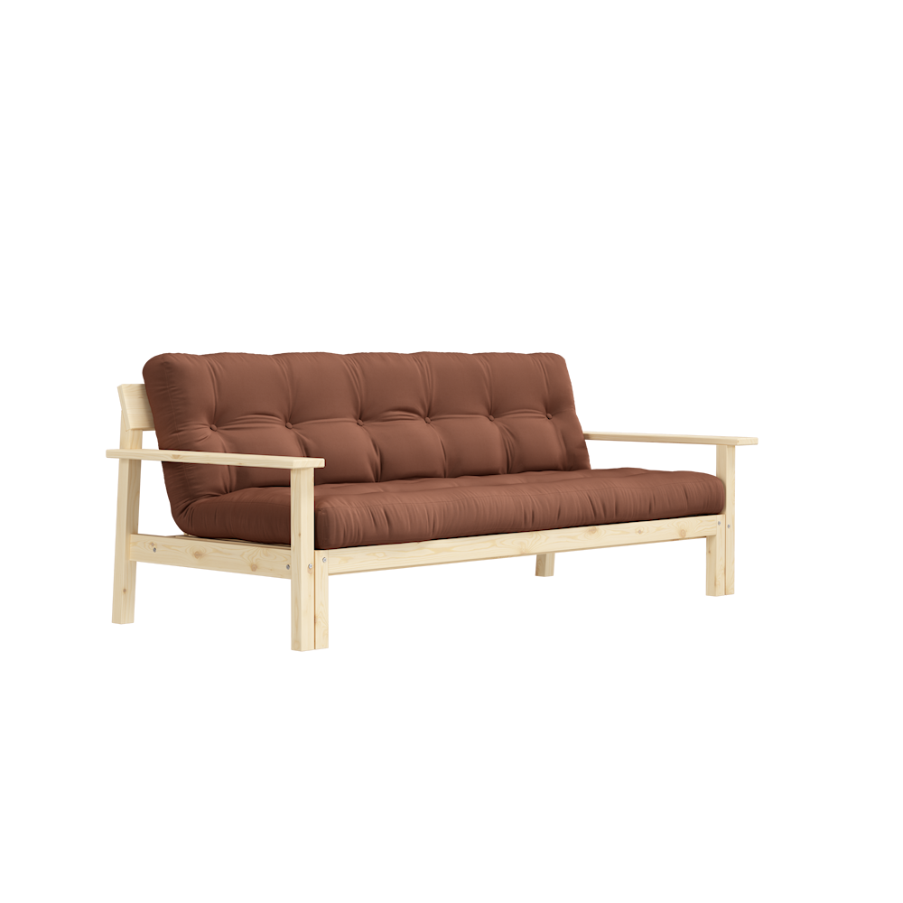 KARUP DESIGN Rozkládací pohovka UNWIND cihlově hnědá 218 cm