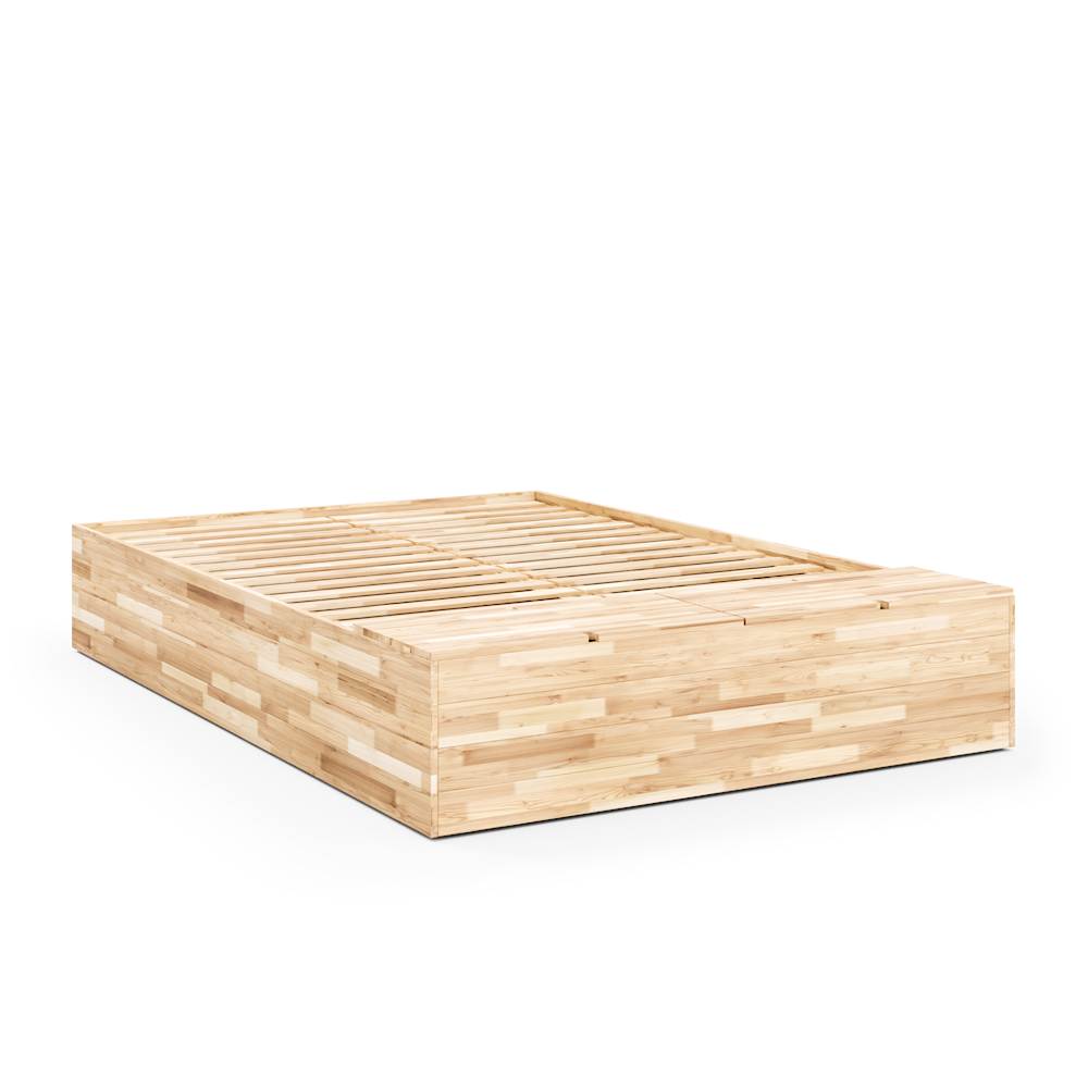 KARUP Dřevěná postel BASEMENT přírodní 160x200 cm