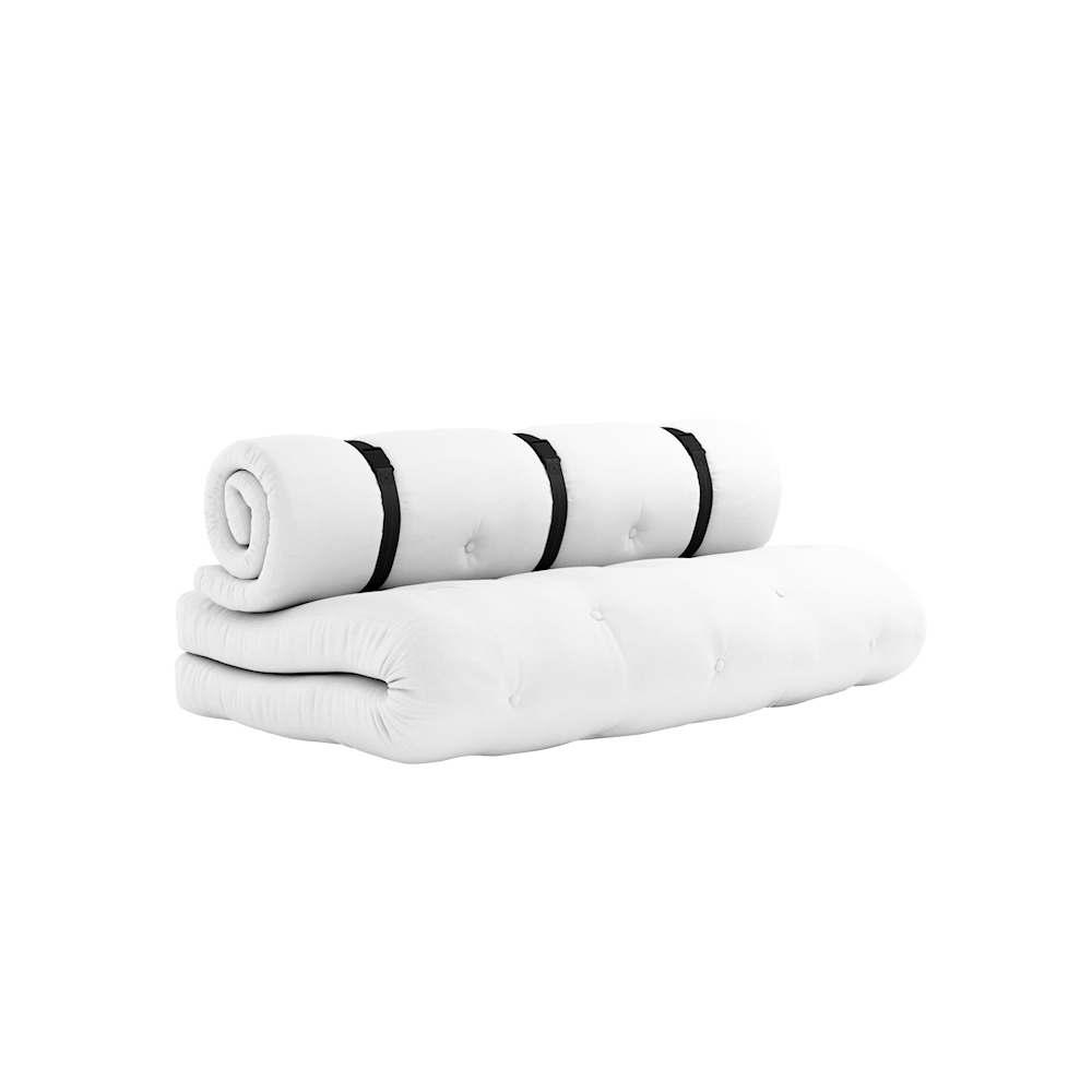 KARUP DESIGN Zahradní rozkládací pohovka BUCKLE UP bílá 140 cm