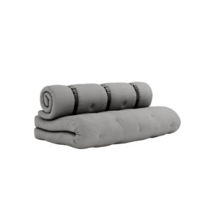 KARUP Rozkládací dvoumístná pohovka BUCKLE UP OUT šedá 140 cm