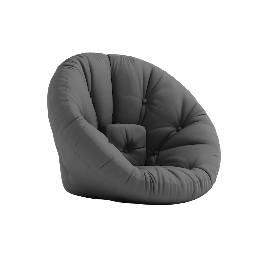 KARUP DESIGN Zahradní rozkládací křeslo NIDO šedé