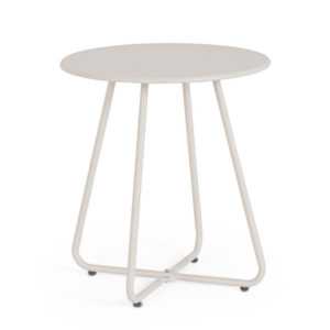 BIZZOTTO Kulatý konferenční stolek JABLE krémový ø45 cm