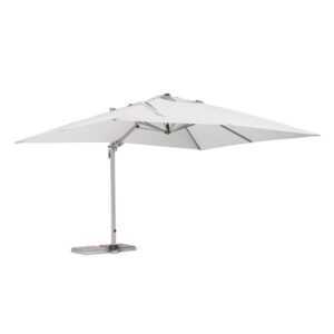 BIZZOTTO Slunečník SARAGOZZA 3x4m světle šedý