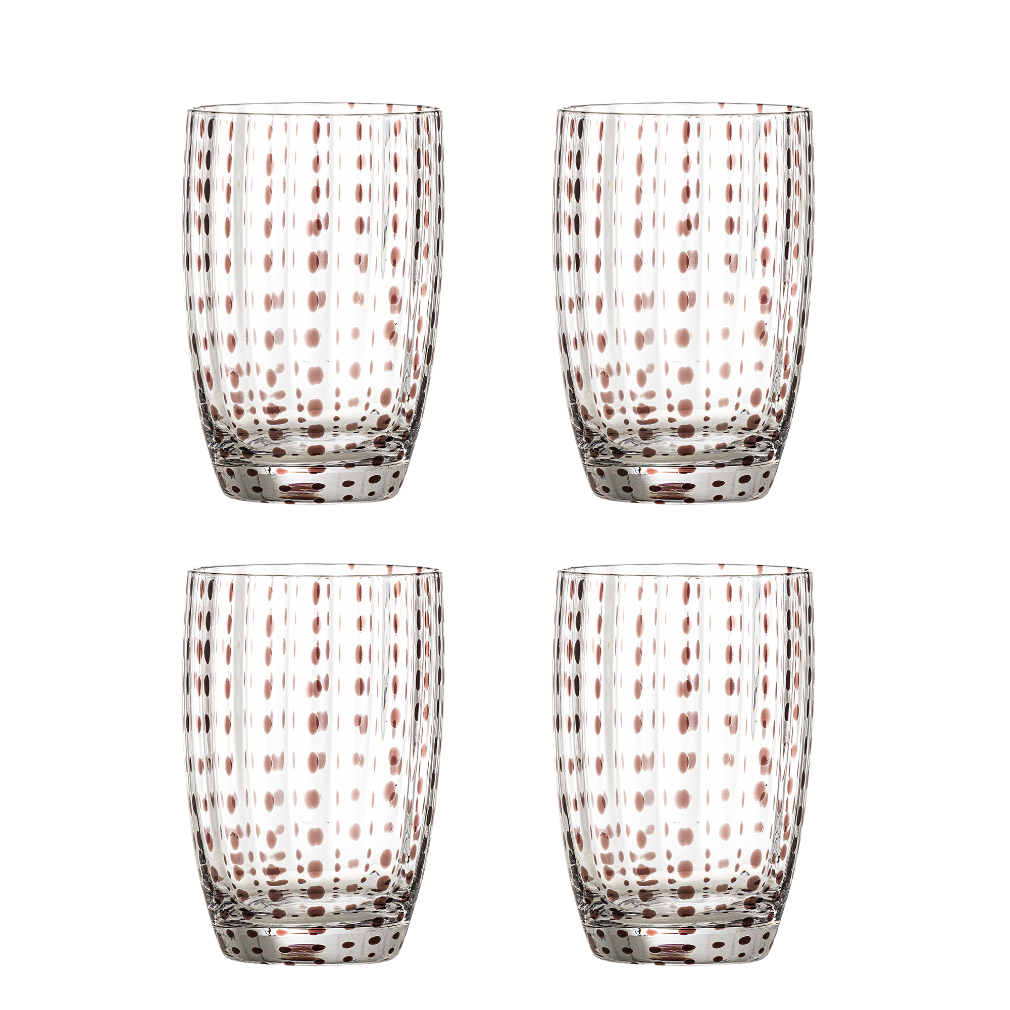 BLOOMINGVILLE Set 4 sklenic BRINLEY 350 ml