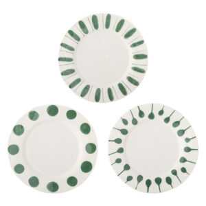 BLOOMINGVILLE Designový set 3 talířů LINORA