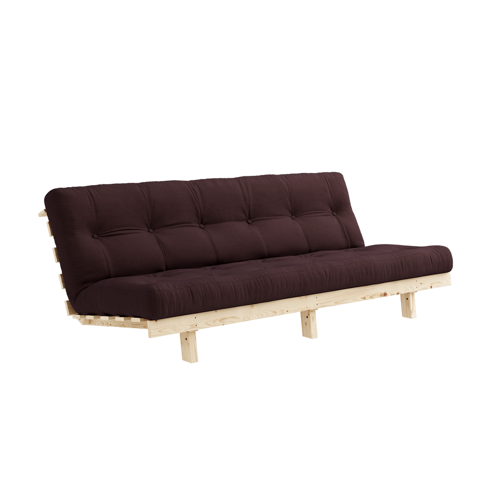 KARUP DESIGN Rozkládací pohovka LEAN tmavě hnědá 200 cm