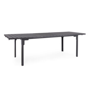 BIZZOTTO Zahradní stůl SARITA 180-240x90 cm tmavě šedý