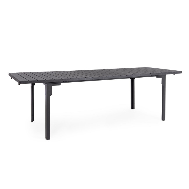 BIZZOTTO Zahradní stůl SARITA 180-240x90 cm tmavě šedý