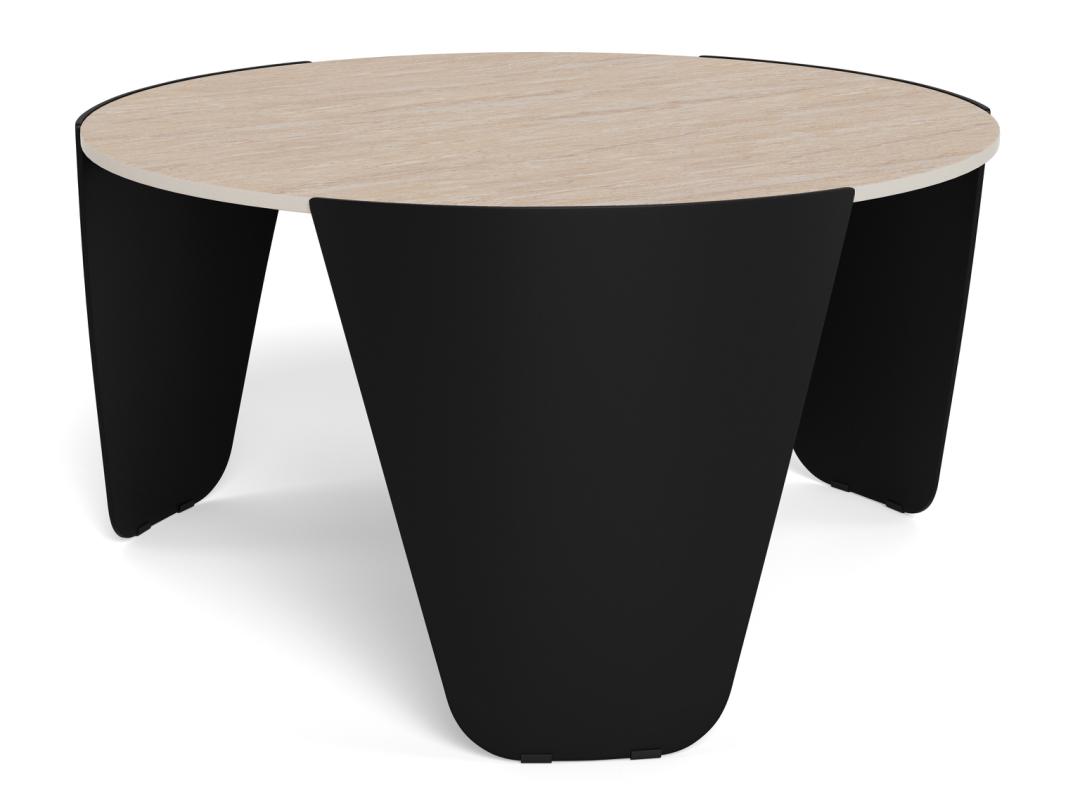 ACTONA Konferenční stolek ALTEA béžový ⌀80 cm